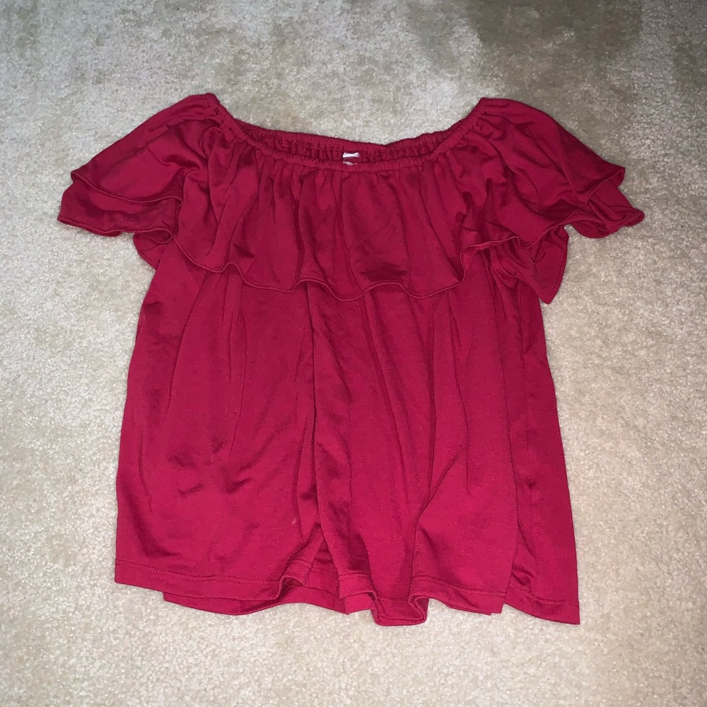 uniqlo off the shoulder top